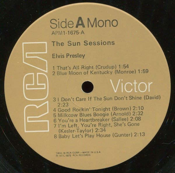 Elvis Presley – The Sun Sessions LP vinyl record, image 3 of 6
