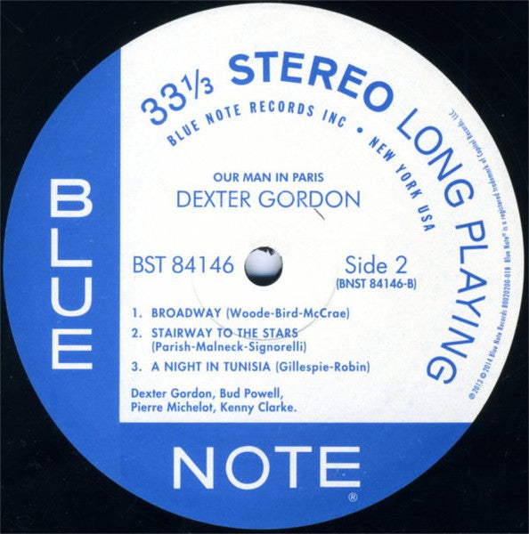 Dexter Gordon – Our Man In Paris LP vinyl record, image 4 of 6