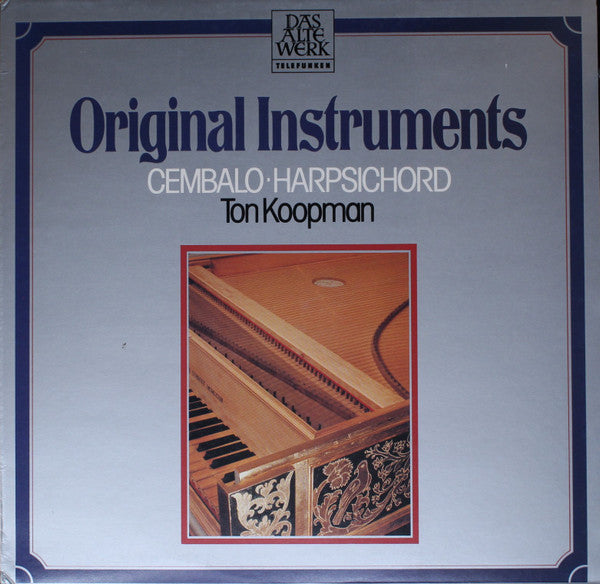 Ton Koopman – Cembalo • Harpsichord LP vinyl record, image 1 of 4