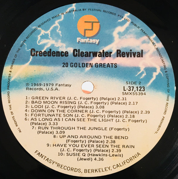 Creedence Clearwater Revival – 20 Golden Greats LP vinyl record, image 4 of 4