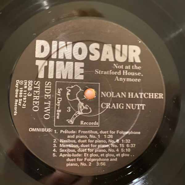 Nolan Hatcher, Craig Nutt – Dinosaur Time LP vinyl record, image 6 of 7