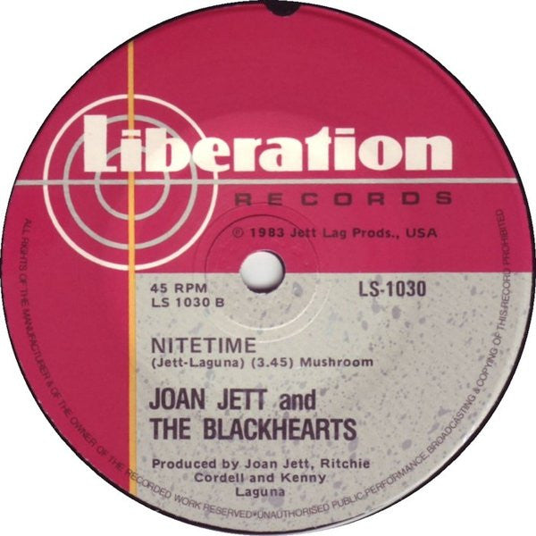 Joan Jett & The Blackhearts – Fake Friends 7" vinyl record, image 3 of 3