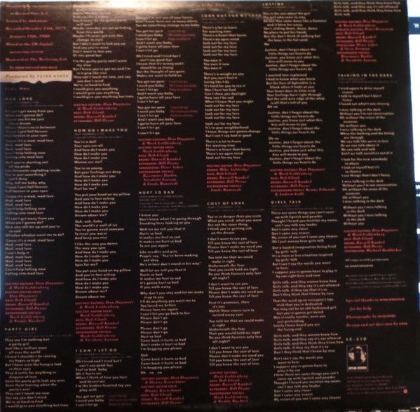 Linda Ronstadt – Mad Love LP vinyl record, image 2 of 4