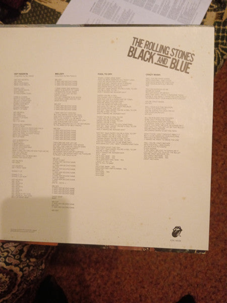 The Rolling Stones – Black And Blue LP vinyl record, image 9 of 9
