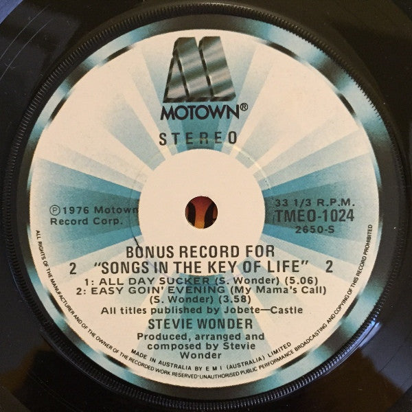 Stevie Wonder – Songs In The Key Of Life (2xLP) LP vinyl record, image 10 of 10