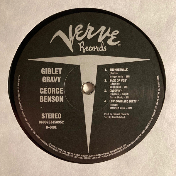 George Benson – Giblet Gravy LP vinyl record, image 4 of 4
