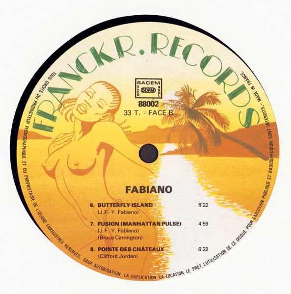 Fabiano Orchestra – Butterfly Island LP vinyl record, image 5 of 5