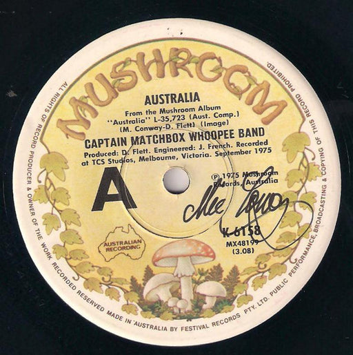 Captain Matchbox Whoopee Band – Australia 7" vinyl record, image 1 of 2