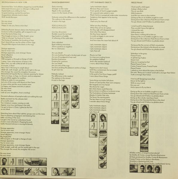 Godley & Creme – Freeze Frame LP vinyl record, image 3 of 6