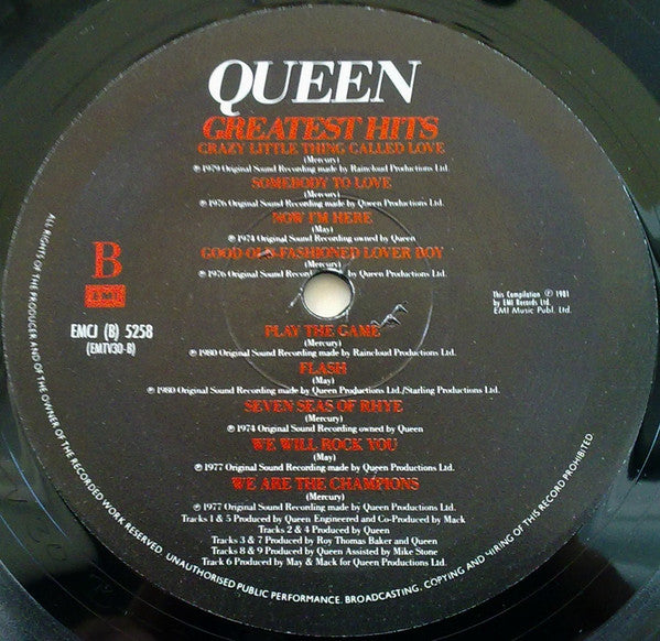 Queen – Greatest Hits LP vinyl record, image 4 of 8