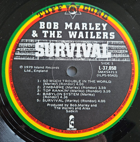 Bob Marley & The Wailers – Survival LP vinyl record, image 3 of 6