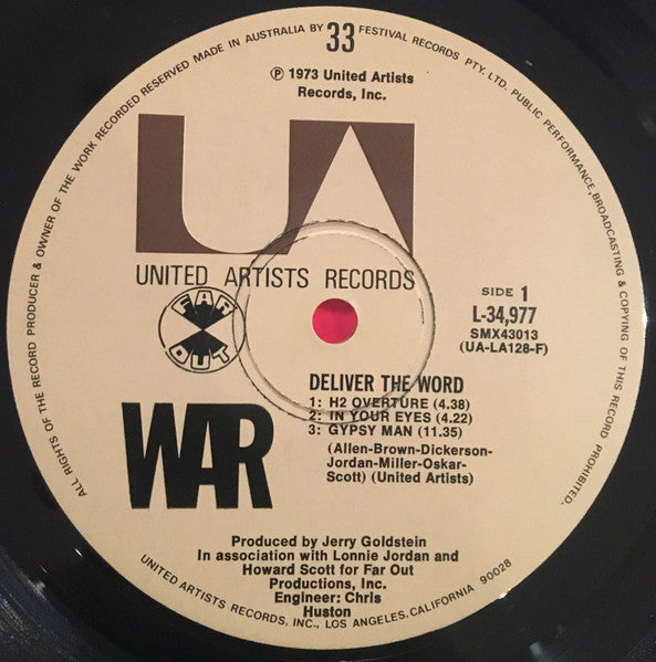 War – Deliver The Word LP vinyl record, image 5 of 6