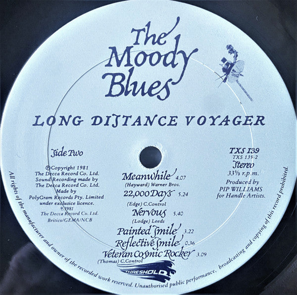 The Moody Blues – Long Distance Voyager LP vinyl record, image 9 of 9