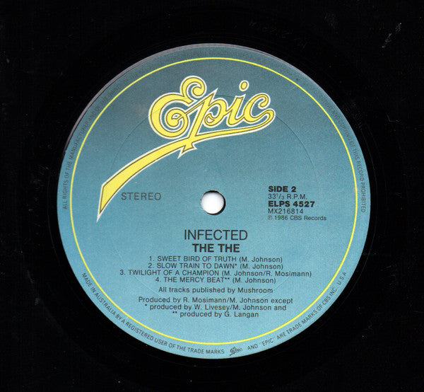 The The – Infected LP vinyl record, image 4 of 6