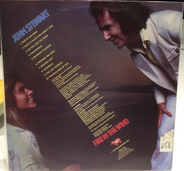 John Stewart – Fire In The Wind LP vinyl record, image 2 of 7