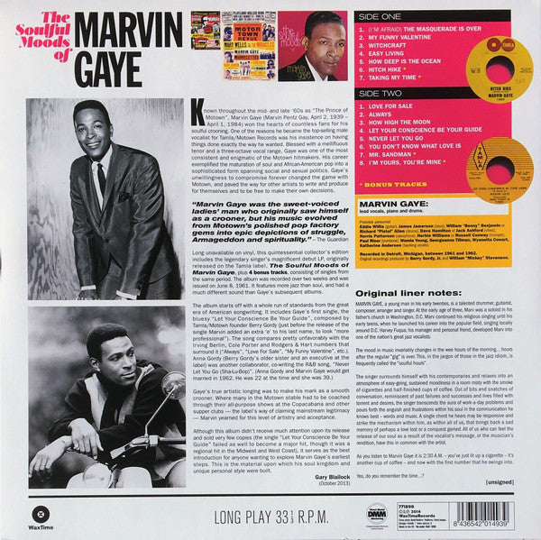 Marvin Gaye – The Soulful Moods Of Marvin Gaye LP vinyl record, image 2 of 6