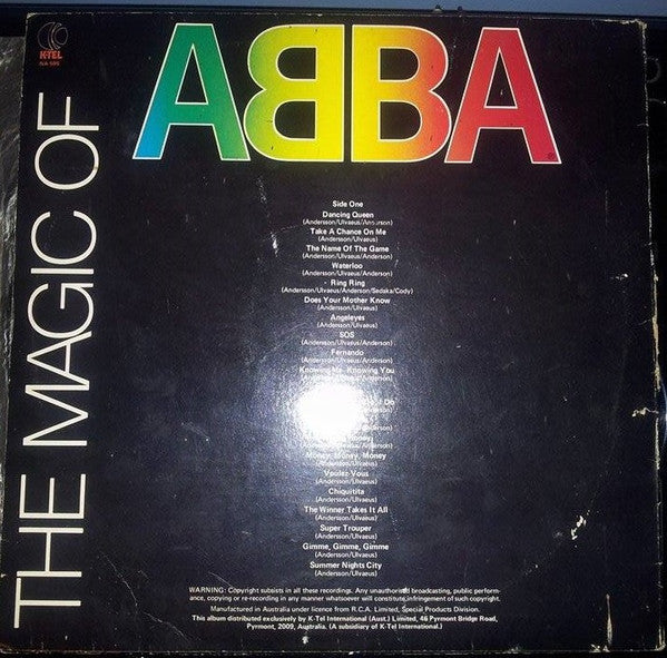 ABBA – The Magic Of Abba LP vinyl record, image 2 of 4