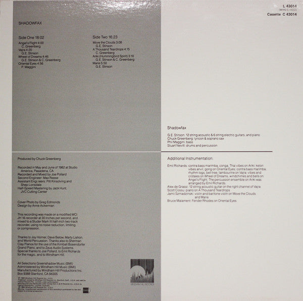 Shadowfax – Shadowfax LP vinyl record, image 2 of 6