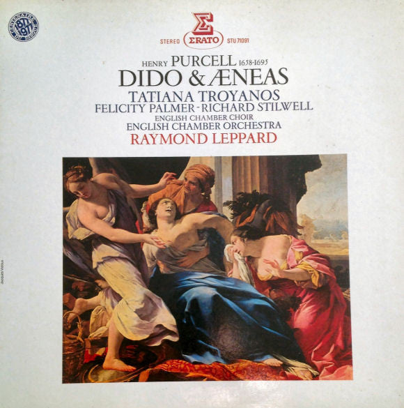 Henry Purcell, Tatiana Troyanos, Felicity Palmer, Richard Stilwell, English Chamber Orchestra Choir, English Chamber Orchestra, Raymond Leppard – Dido & Aeneas LP vinyl record