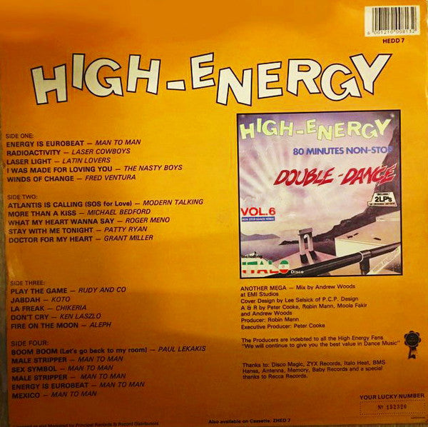 Various – High-Energy Double-Dance Vol. 7 (2xLP) LP vinyl record, image 2 of 8