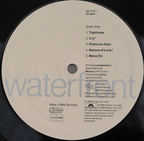 Waterfront – Waterfront LP vinyl record, image 7 of 8
