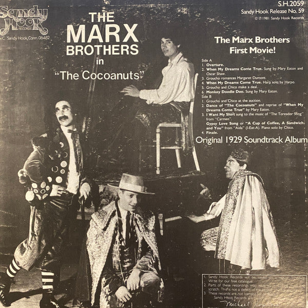 The Marx Brothers – The Cocoanuts LP vinyl record, image 4 of 6