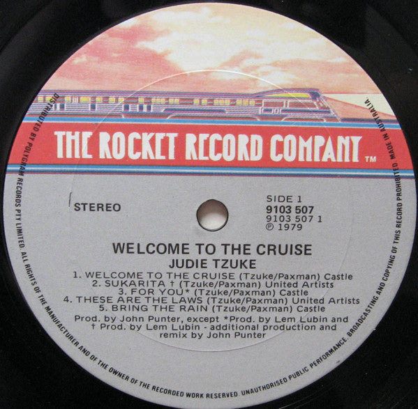 Judie Tzuke – Welcome To The Cruise LP vinyl record, image 5 of 6