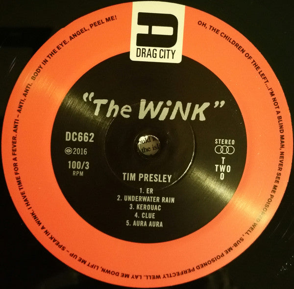 Tim Presley – The Wink LP vinyl record, image 4 of 7