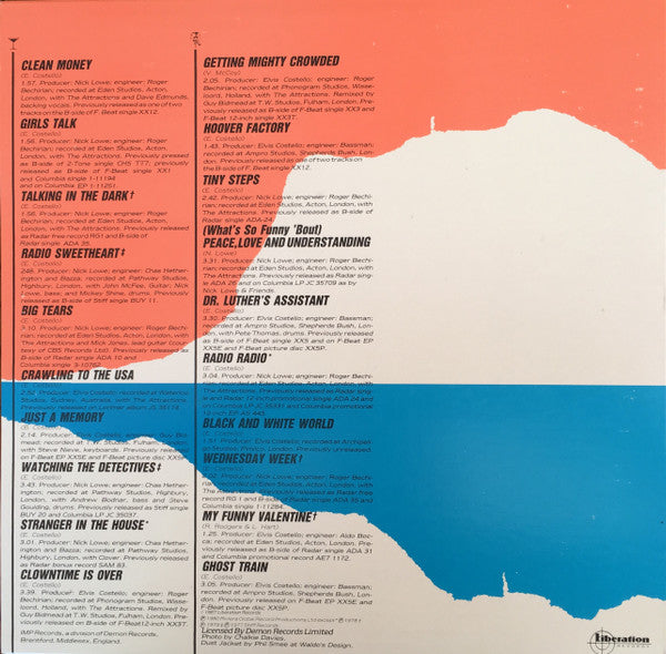 Elvis Costello & The Attractions – Ten Bloody Marys & Ten How's Your Fathers LP vinyl record, image 2 of 6
