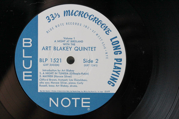 Art Blakey Quintet – A Night At Birdland Volume 1 LP vinyl record, image 5 of 7