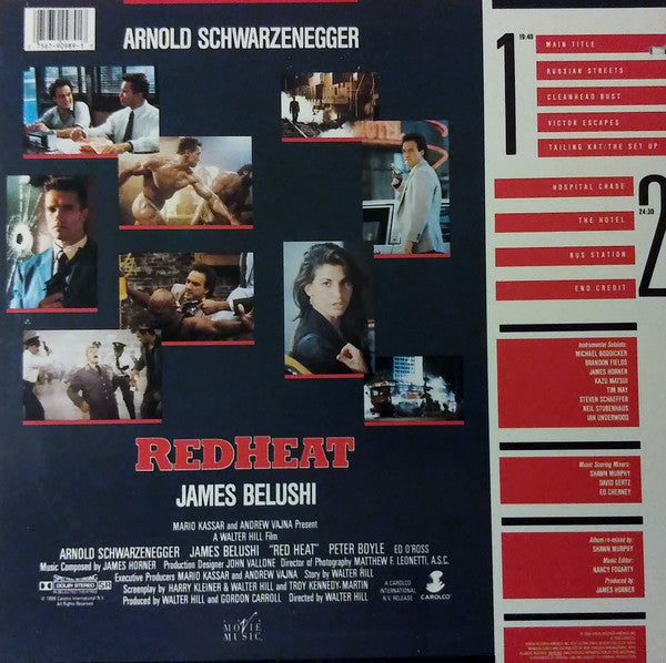 James Horner – Red Heat (Original Motion Picture Soundtrack) LP vinyl record, image 2 of 6