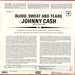 Johnny Cash – Blood, Sweat And Tears LP vinyl record, image 2 of 5