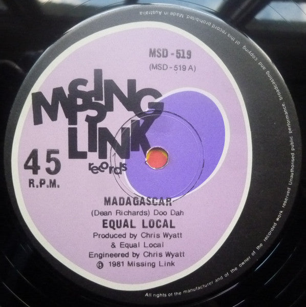 Equal Local – Madagascar 12" vinyl record, image 3 of 4