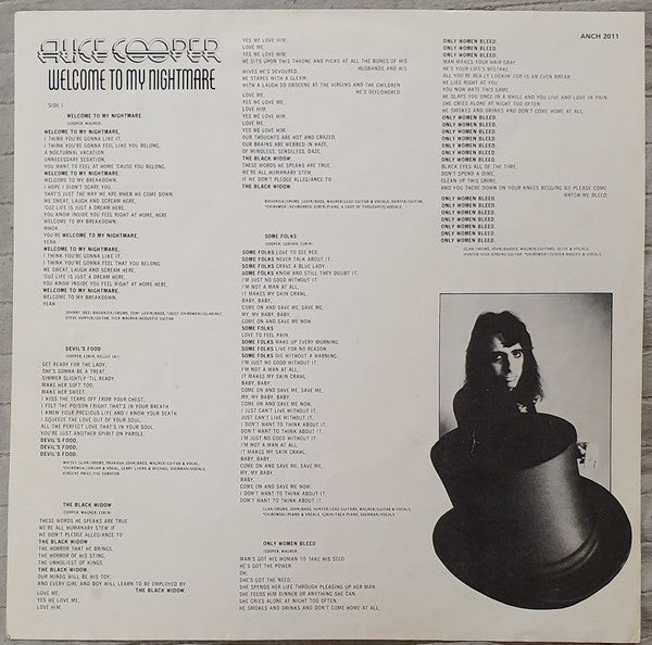 Alice Cooper – Welcome To My Nightmare LP vinyl record, image 7 of 8
