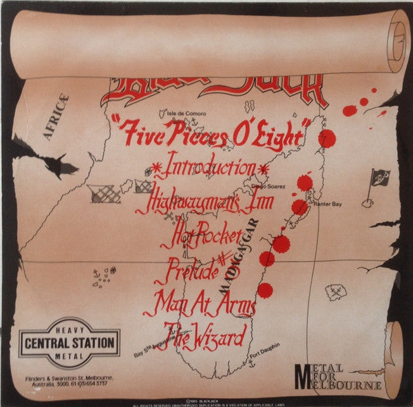 Black Jack – Five Pieces O' Eight 12" vinyl record, image 2 of 6