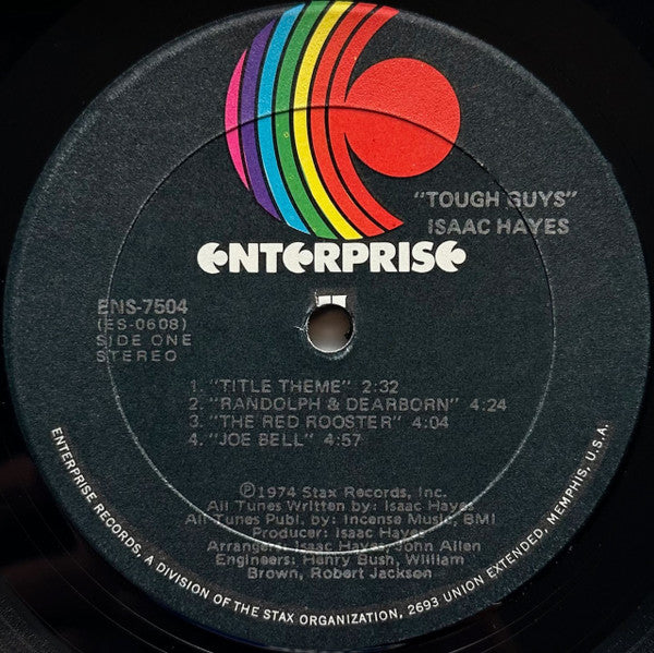 Isaac Hayes – Tough Guys LP vinyl record, image 5 of 6