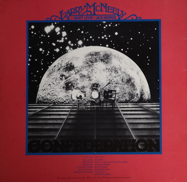 Larry McNeely, Geoff Levin, Jack Skinner – Confederation LP vinyl record, image 2 of 8