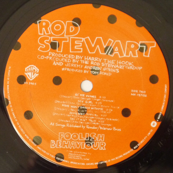Rod Stewart – Foolish Behaviour LP vinyl record, image 4 of 8