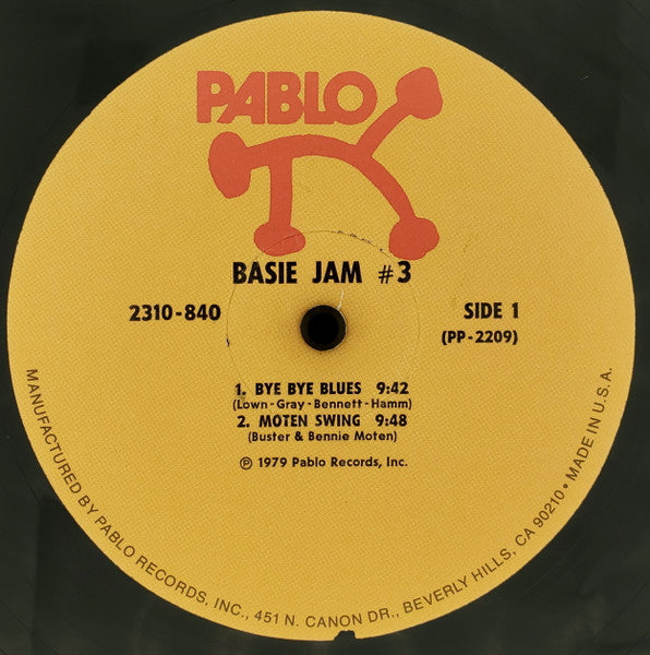 Count Basie – Basie Jam #3 LP vinyl record, image 4 of 5