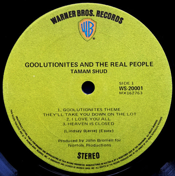 Tamam Shud – Goolutionites And The Real People LP vinyl record, image 4 of 5