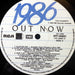 Various – 1986 Out Now LP vinyl record, image 6 of 6