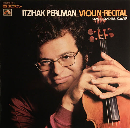 Itzhak Perlman – Violin Recital LP vinyl record, image 1 of 4
