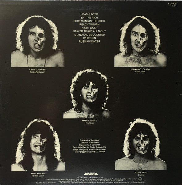 Krokus – Headhunter LP vinyl record, image 2 of 4