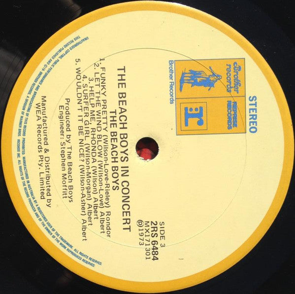 The Beach Boys – In Concert (2xLP) LP vinyl record, image 7 of 8