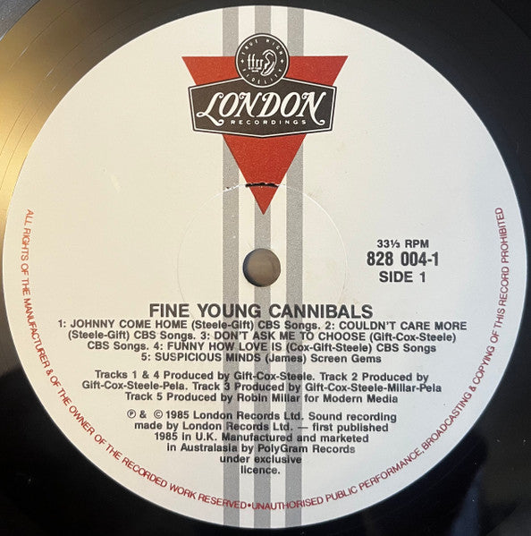 Fine Young Cannibals – Fine Young Cannibals LP vinyl record, image 5 of 6
