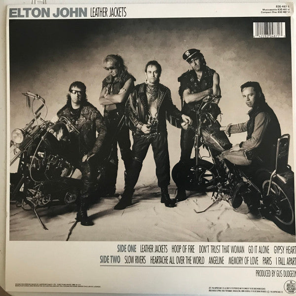 Elton John – Leather Jackets LP vinyl record, image 2 of 6