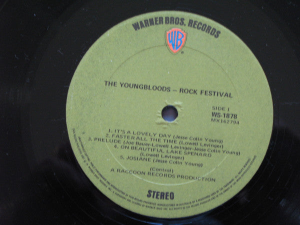 The Youngbloods – Rock Festival LP vinyl record, image 3 of 4