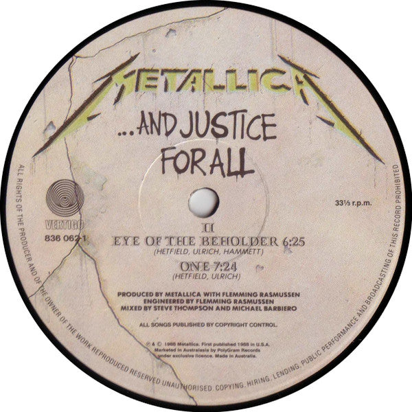 Metallica – ...And Justice For All (2xLP) LP vinyl record, image 4 of 9