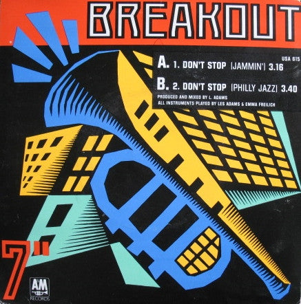 L.A. Mix – Don't Stop (Jammin') 7" vinyl record, image 2 of 4