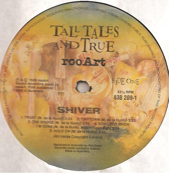 Tall Tales And True – Shiver LP vinyl record, image 3 of 6